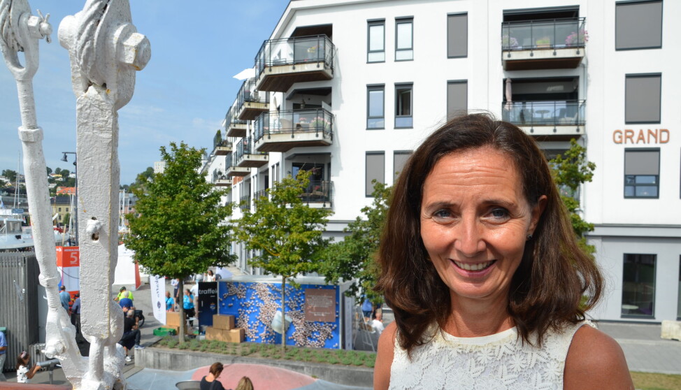 Gunn Karin Gjul var en av de som var med på å debattere tillit. Fafo var arrangør.