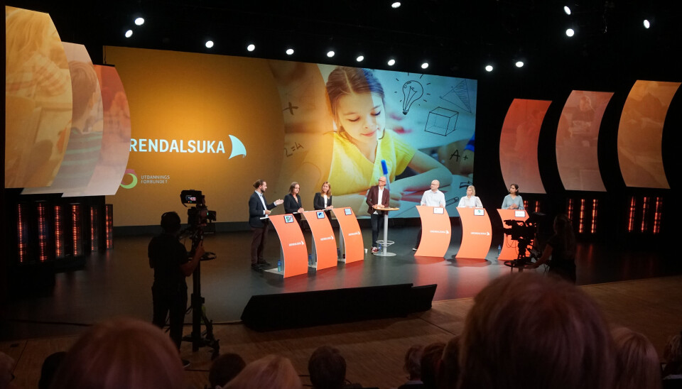 Utdanningsforbundet stilte spørsmål ved skolens mulighet til å utjevne sosial ulikhet under Arendalsuka.