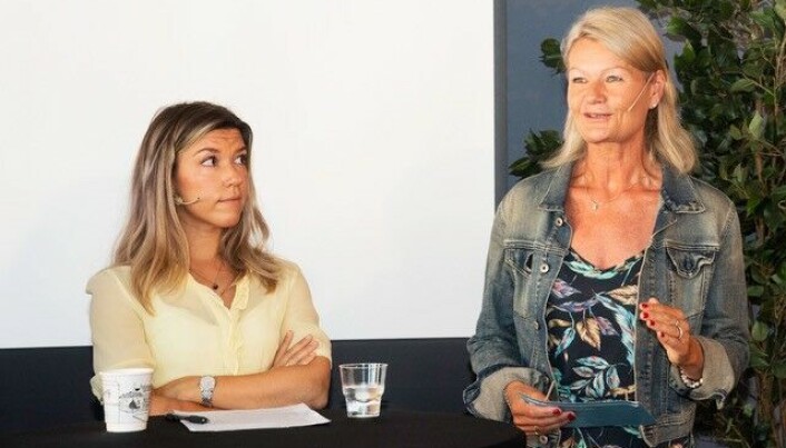 Anna Molberg (til venstre) vil ha et skarpere skille mellom akademiske fag og yrkesfag helt ned i grunnskolen. Anne Kristine Eggen Lervik ivrer for å få et utdanningsløp i yrkesfag som går helt til topps. Anna Molberg (til venstre) vil ha et skarpere skille mellom akademiske fag og yrkesfag helt ned i grunnskolen. Anne Kristine Eggen Lervik ivrer for å få et utdanningsløp i yrkesfag som går helt til topps.