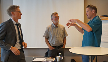 Advokat Torkil Aschehoug, forfatter Knut Lindh og sentralstyremedlem i Utdanningsforbundet Simon Malkenes.