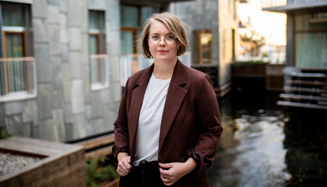 Synnøve Marie Sætre, fungerende leder i Noregs Mållag. Synnøve Marie Sætre, fungerende leder i Noregs Mållag.