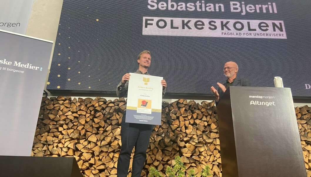 Sebastian Bjerril avslørete juks ved prestisjeskole og vant pris for det. Sebastian Bjerril avslørete juks ved prestisjeskole og vant pris for det.