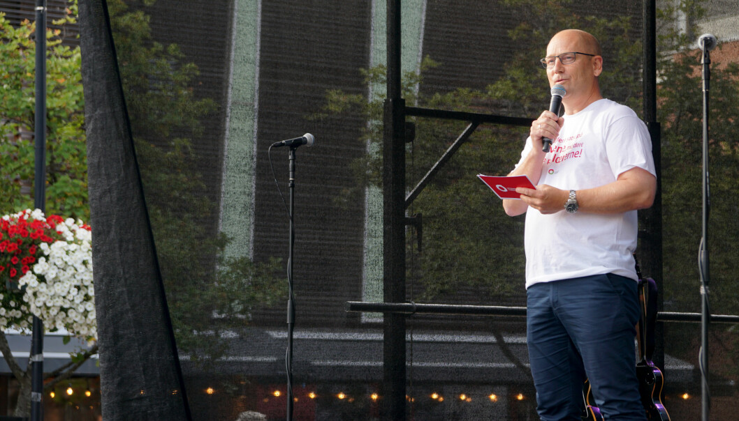Utdanningsforbundets leder Steffen Handal.