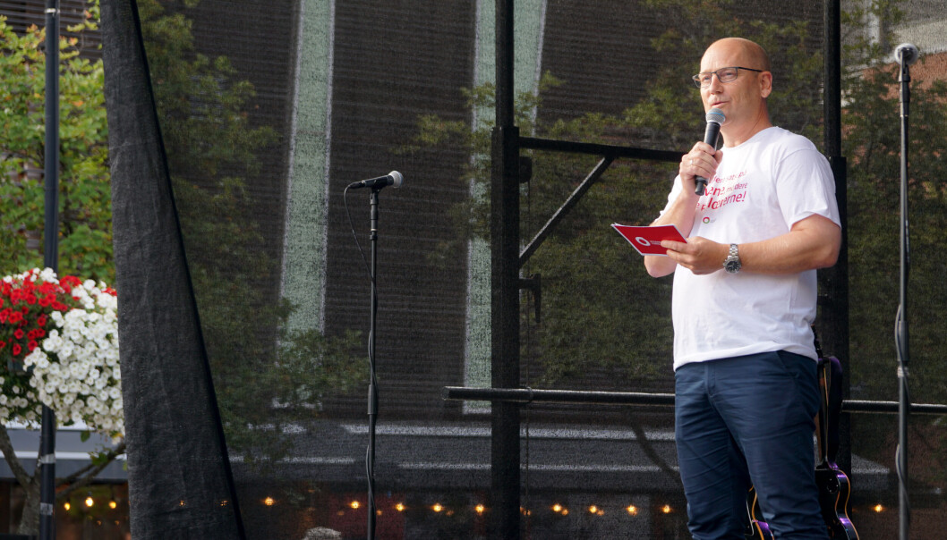 Utdanningsforbundets leder Steffen Handal. Utdanningsforbundets leder Steffen Handal.