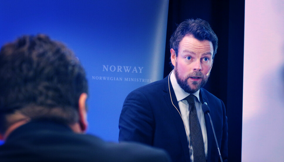 Torbjørn Røe Isaksen da han var kunnskapsminister i 2015.