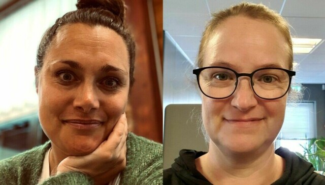 Maria Sass Frederiksen og Pernille Wulff . Click to add image caption