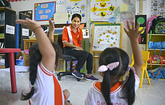 I Thailand er lykken å få jobb som lærer i en offentlig barnehage