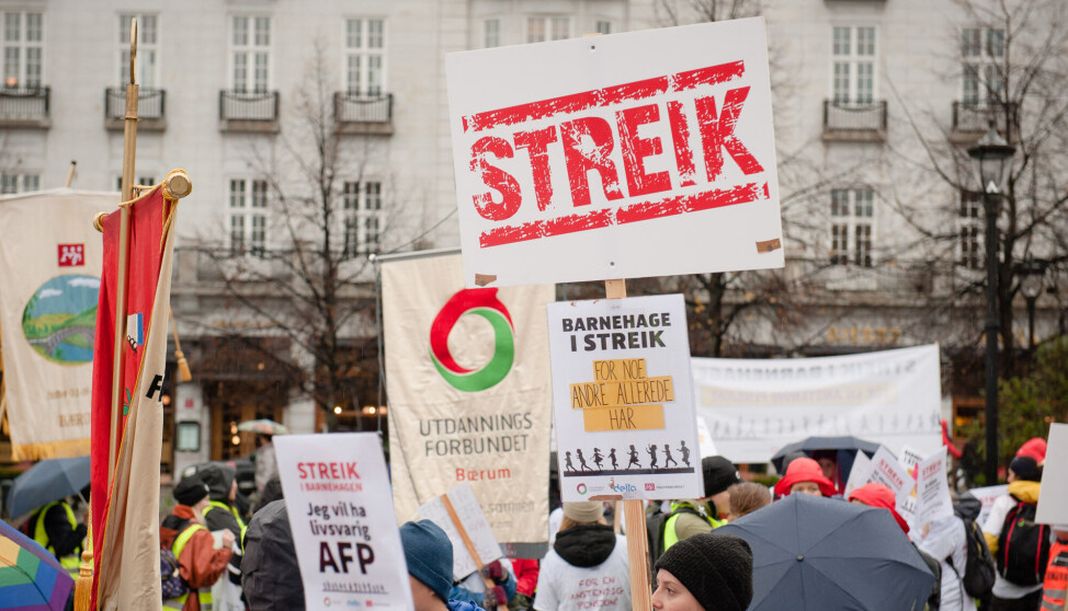 Barnehagestreiken: Neste skritt er tvungen mekling