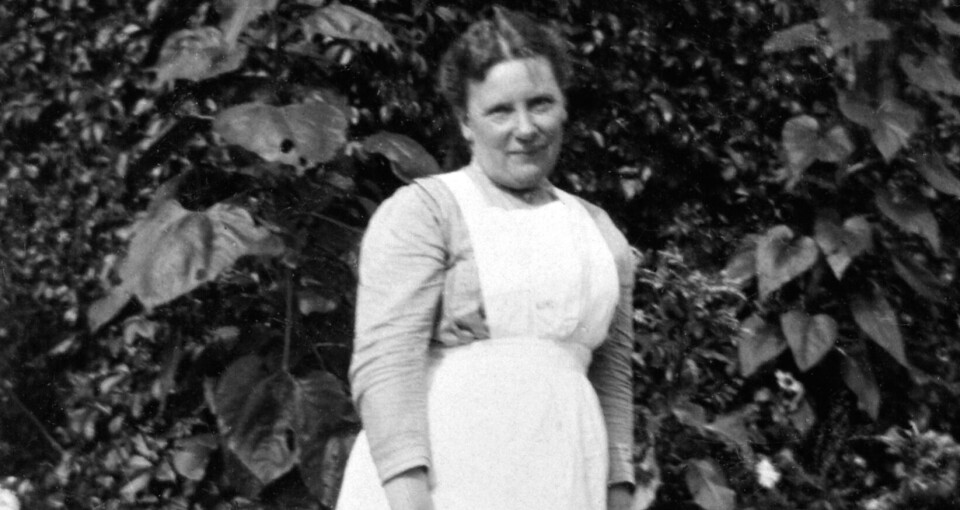 Henriette Schønberg Erken. Ukjent fotograf. Fra Domkirkeoddens fotoarkiv i Digitalt museum.