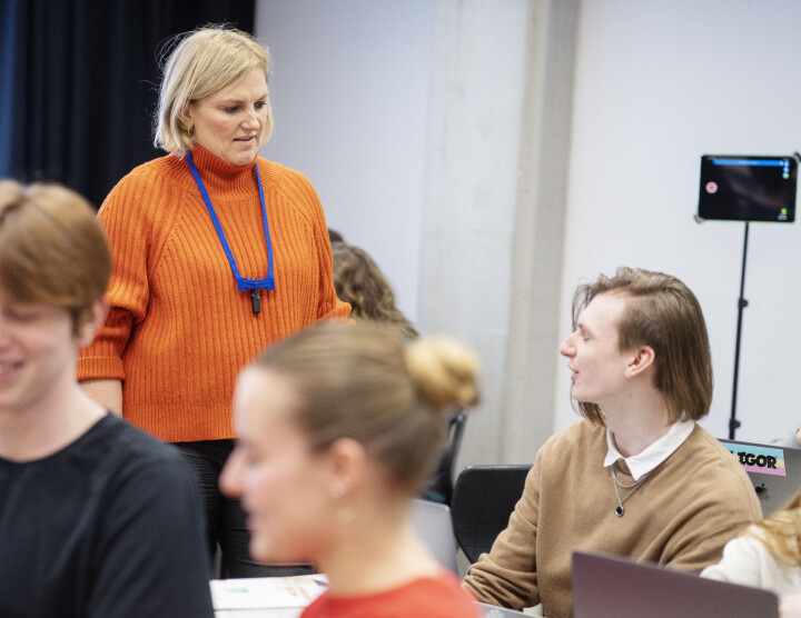 Anne Jorunn Polden opplever at prosjektet er lærerikt, og at onkrete tips fra veilederen gjør det spennende. Hun ser allerede mer engasjement og aktivitet i timene.