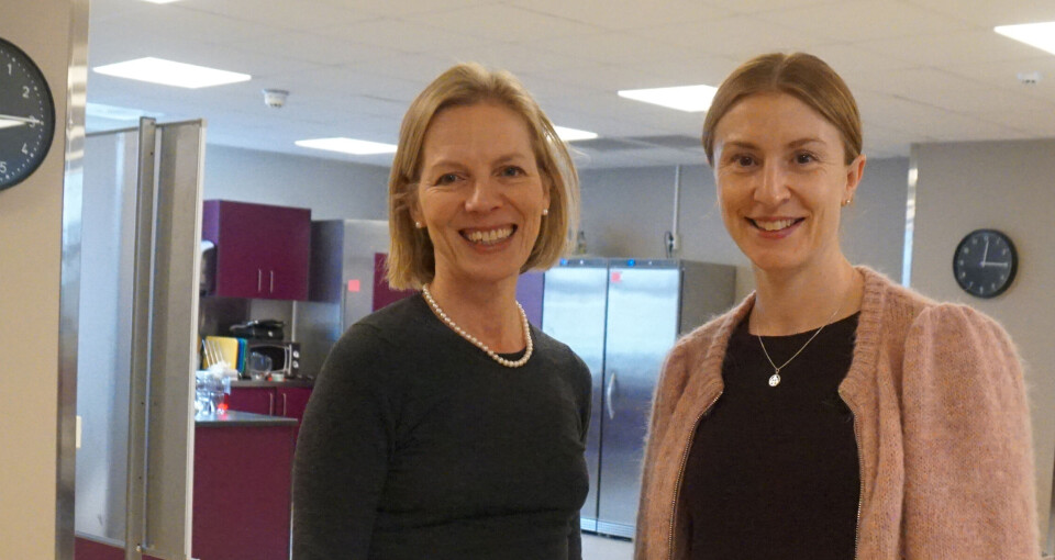Marte Gerhardsen og Sunniva Holmås Eidsvoll
