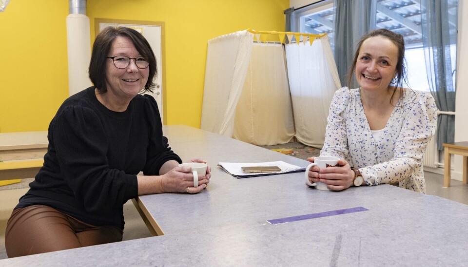 Lærerne bak: Gunn Anita Pålsrud og Lillian Distad Skansgård. Lærerne bak: Gunn Anita Pålsrud og Lillian Distad Skansgård.