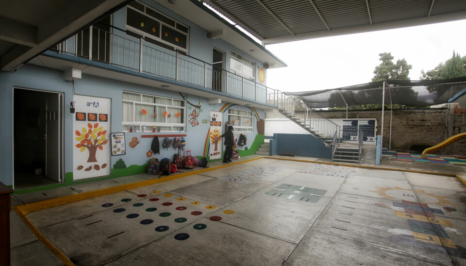I barnehagen Colegio Aguilas har bare halvparten av barna kommet tilbake til barnehagen etter pandemien.