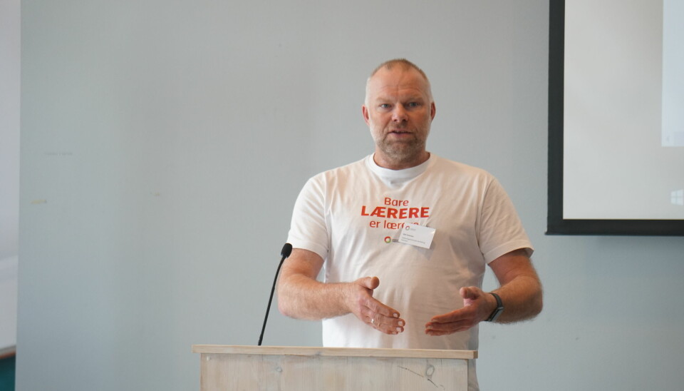 Geir Evensen, medlem av fylkesstyret i Utdanningsforbundet Telemark
