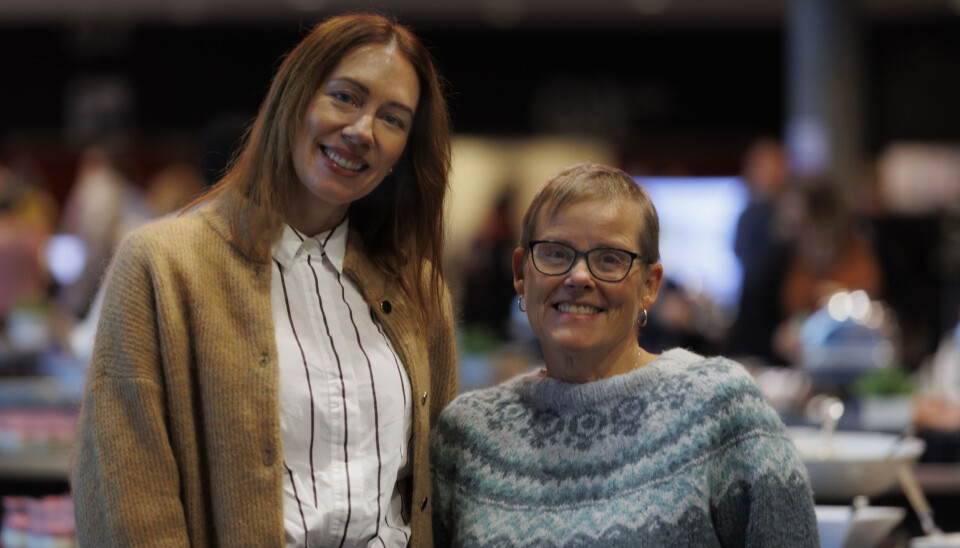 Gi barnet som stammer, tid til å prate, og vis at du lytter, råder logopedene Karoline Hoff (f.v.) og Tone Merethe K. Kvalø i Statped.