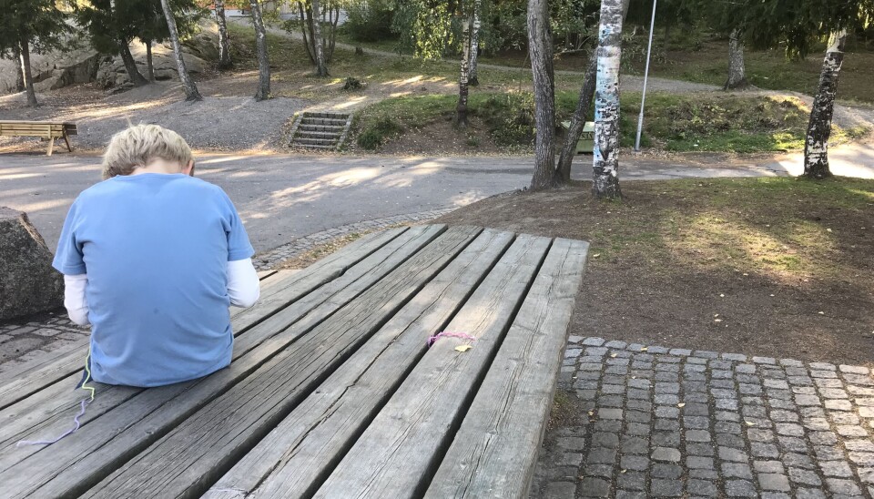 Såg eg klassen, eller den enkelte elev? ensom
mobbing
alene
utestengt