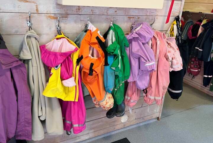 Barnehage klær parkdress regntøy