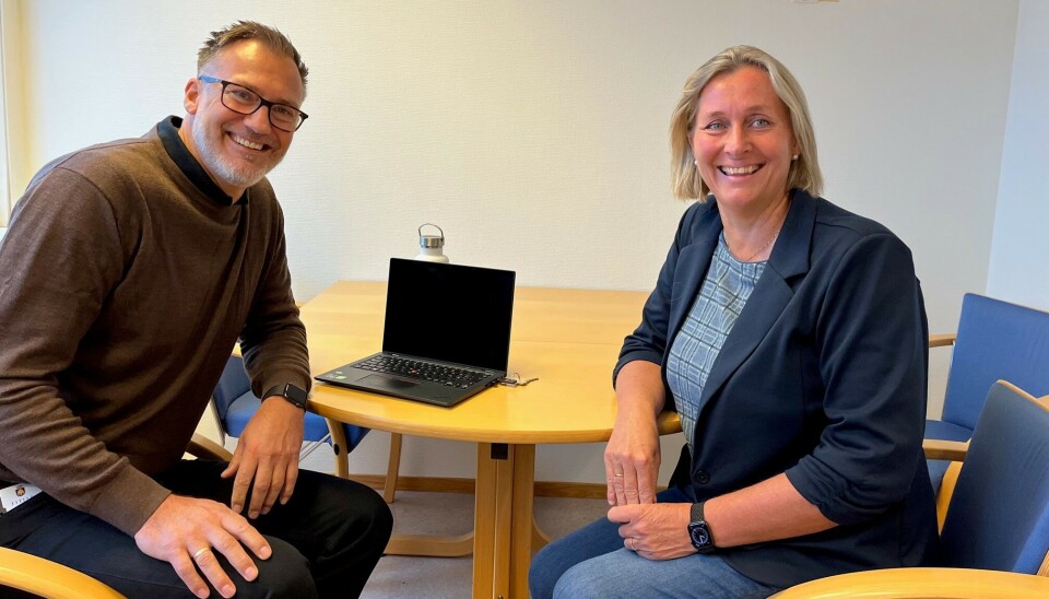 André Sæthre og Katrin Innvær Ankervold.