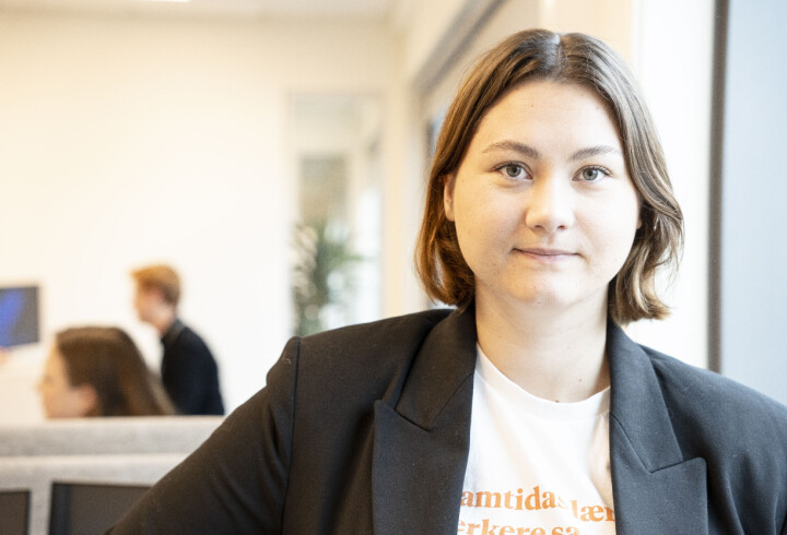 Kaspara Halkjelsvik, leder av Lærerstudentene, tidligere Pedagogstudentene