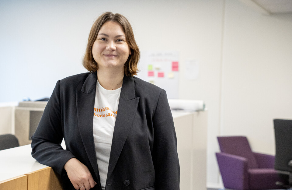 Kaspara Halkjelsvik, leder av Pedagogstudentene