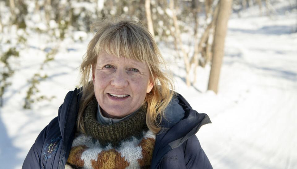 – Tenk at vi får betalt for å være ute i naturen sammen med barn, smiler styrer Grete Berg Fosseng.