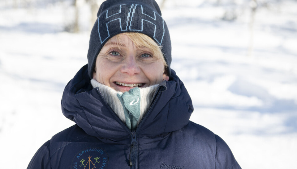 – Det vi voksne tenker på som dårlig vær, er ofte det barna setter aller mest pris på, mener barnehagelærer Jill Iren Helin.