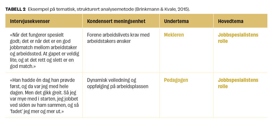 Tolk, mekler, regissør og pedagog – jobbspesialisters egenskaper og roller overfor unge voksne med lett utviklingshemming i møte med arbeidslivet