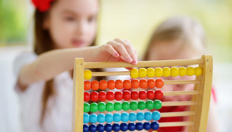 matematikk telling kuleramme barnehage læring