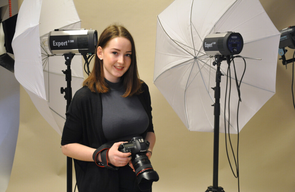 Sigrid vil bli fotograf og maler med lys