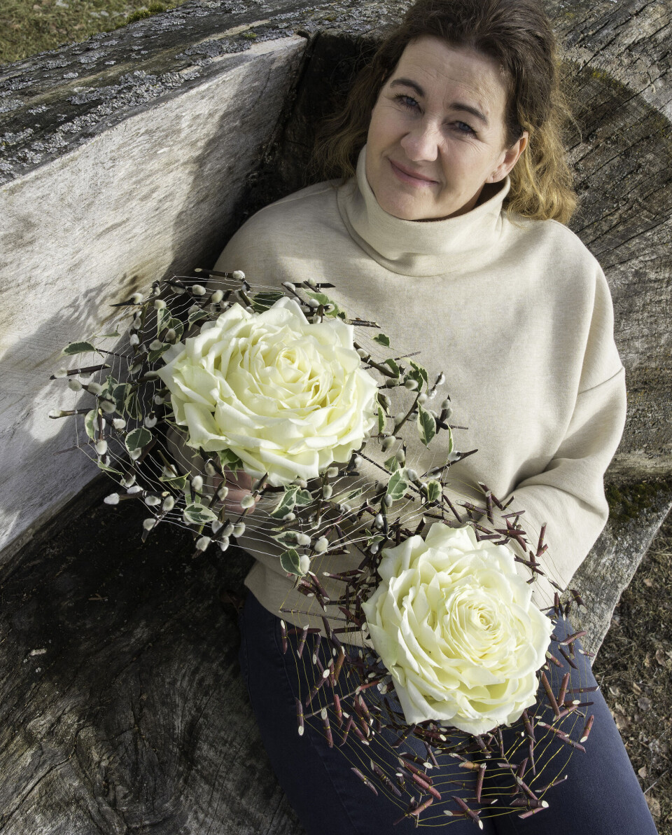 Romantikk og dramatikk hos blomsterdekoratørene på Vea