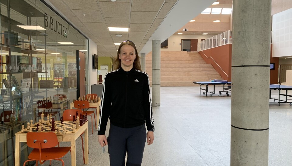 Lena. H.Vatsaas er kontaktlærer på Volda ungdomsskule.