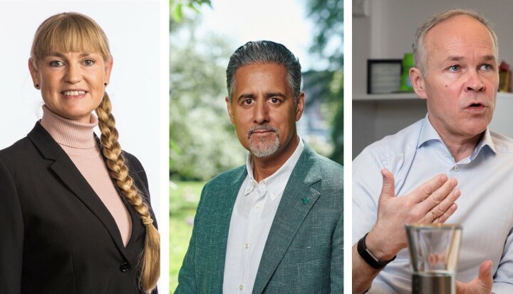 Grete Wold (SV), Abid Raja (V) og Jan Tore Sanner (H) er opptatt av at lærerne må velge læremidlene de mener er best.