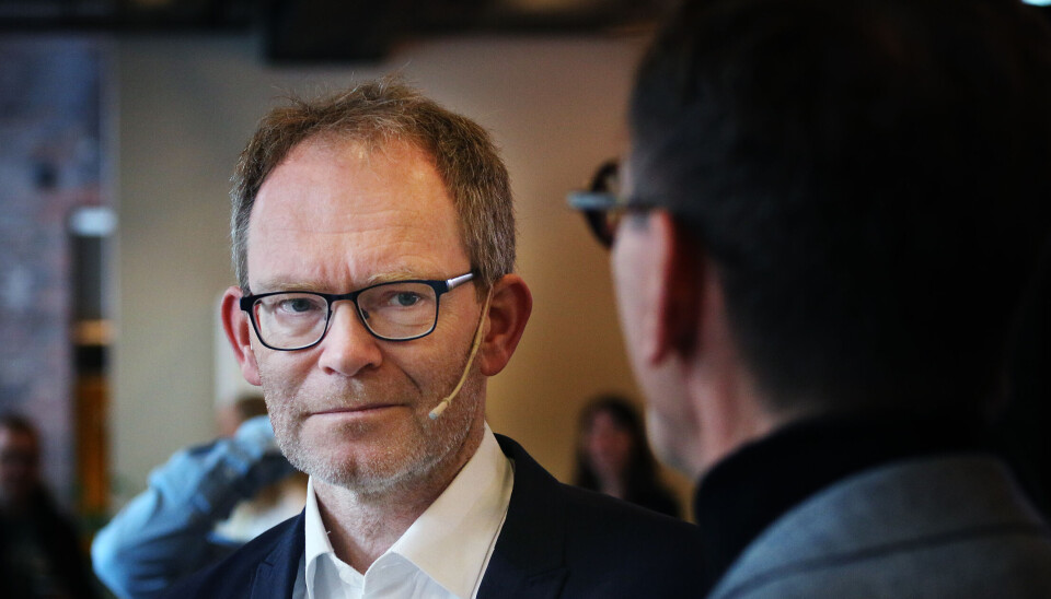 Forsknings- og høyere utdanningsminister Oddmund Hoel (Sp).