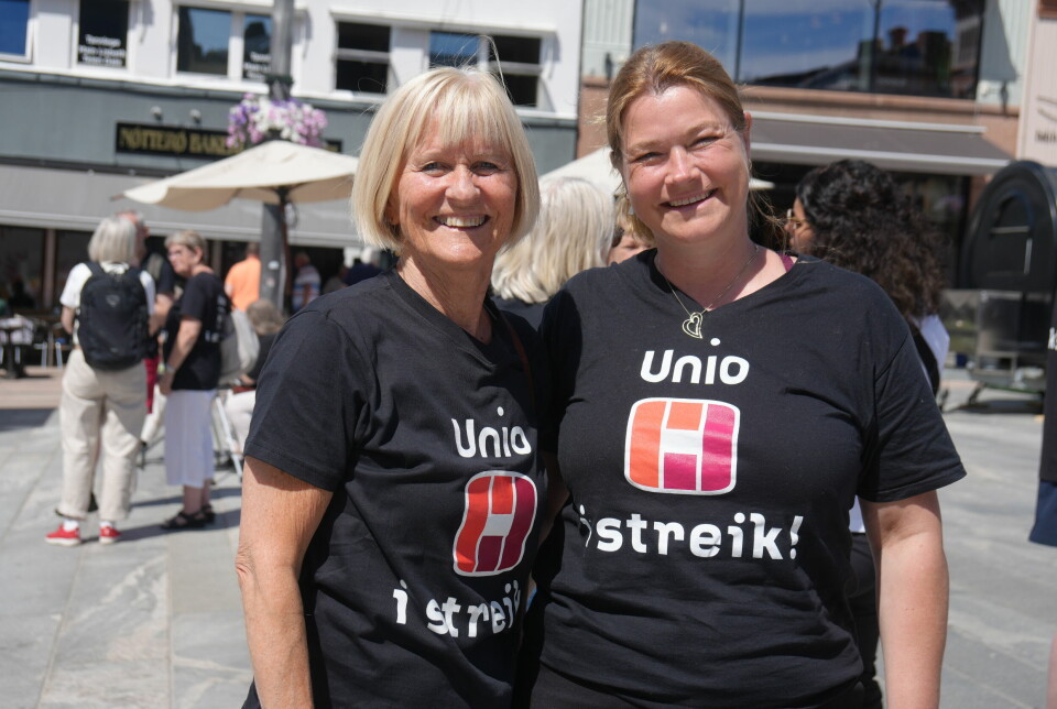 Ragnhild Lied og Maja Jensvoll er ved godt mot. De fortsetter streiken for å beholde dagens avtale.