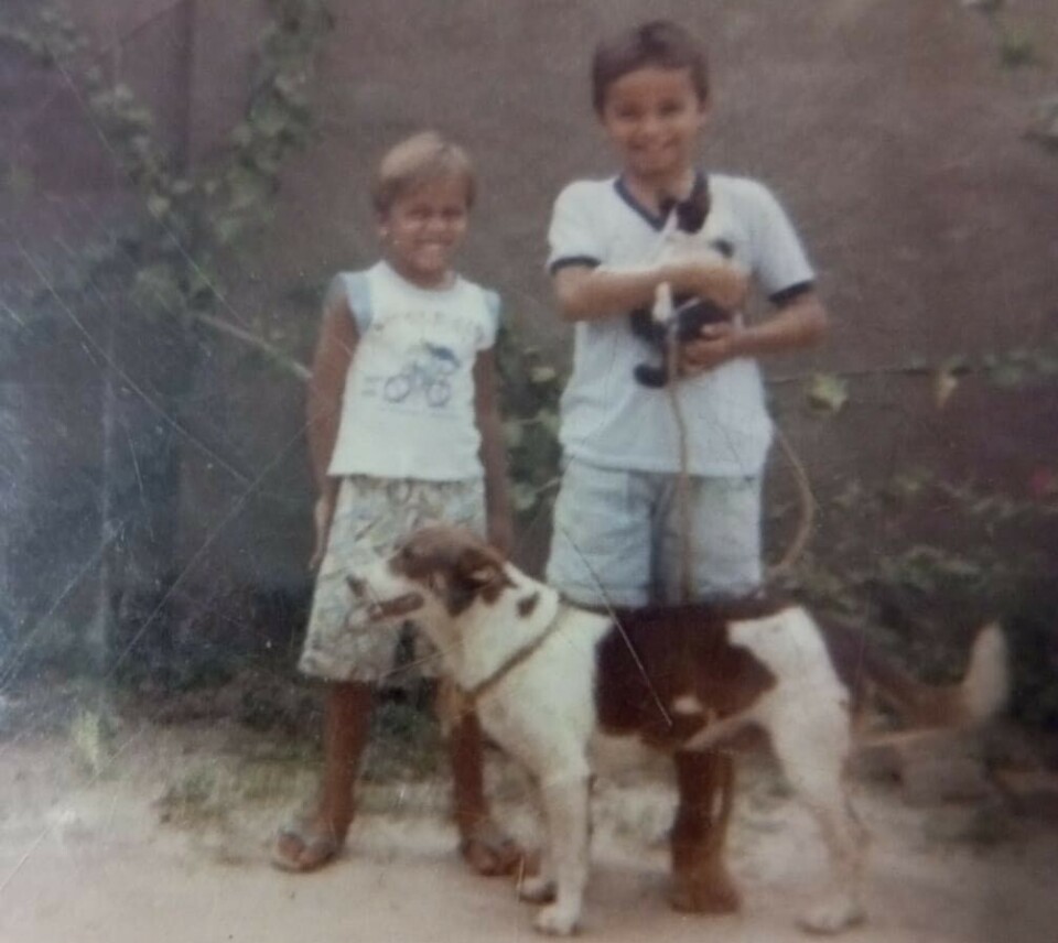 Leandro og storebroren Fernando