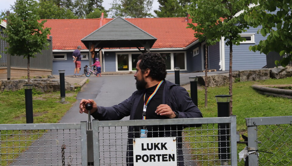Leandro Rodrigues Rocha trives godt som styrer ved Jettegryta barnehage