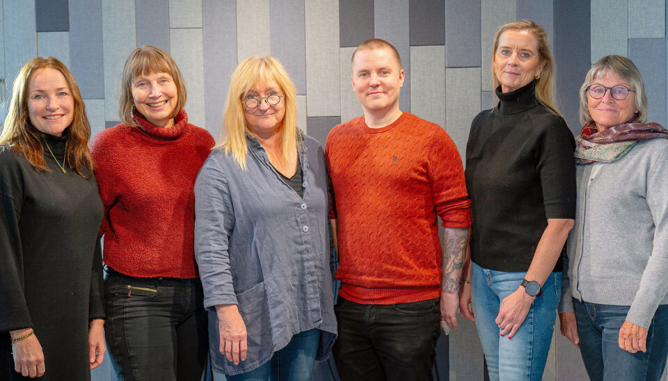 Kjernegruppa som har vært prosjektansvarlige for utviklingen av pakkene. Fra venstre Line Kristiansen, Brit Ragnhild Svoren, Grete Haaland, Dan-Anders Normann, Elin Birkeland Markestad og Klara Rokkones.