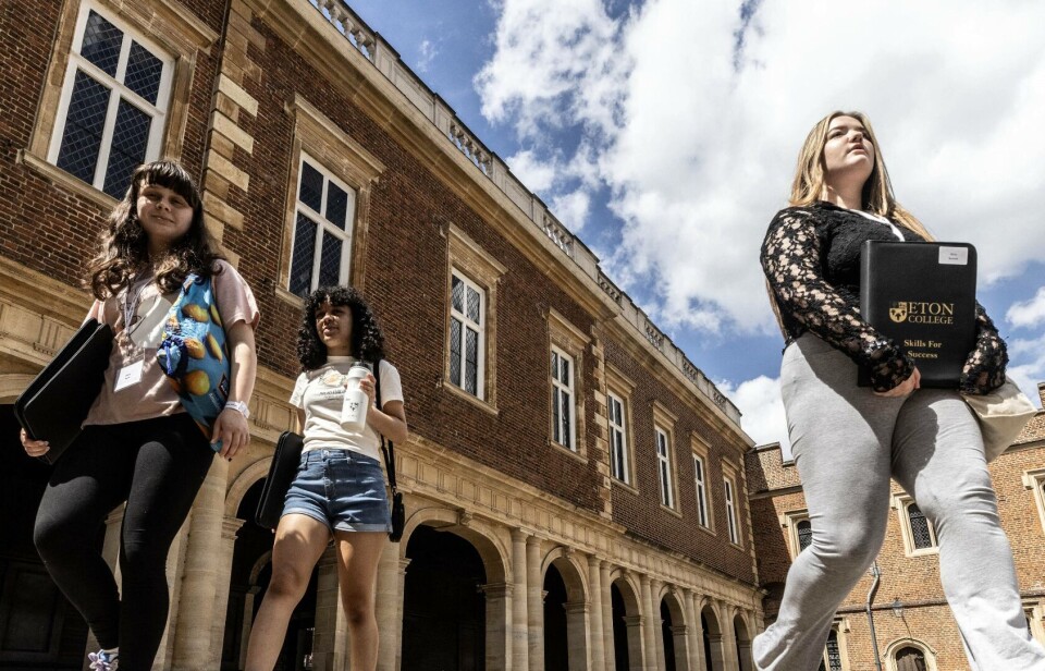 Elever ved Eton College i England.