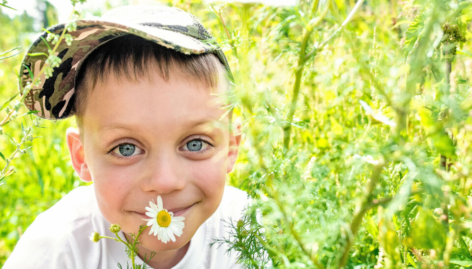 «Barn» – et dikt av Kari Brodal barnehage gutt blomst skole skolestart dikt