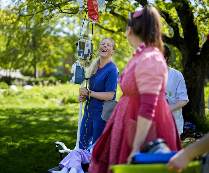 For Ingvild's students, school is a break from illness and injury