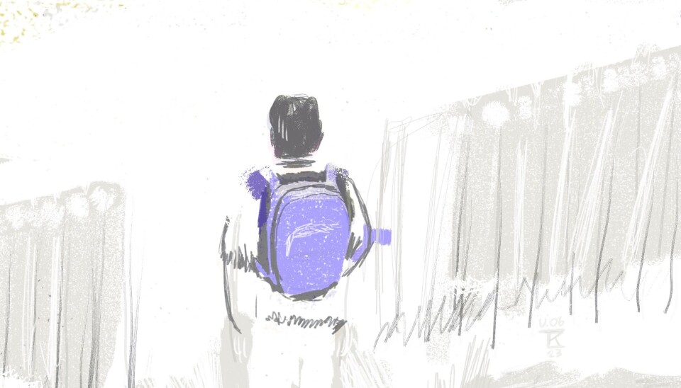– Nei, det er ikke altfor lett å holde barna hjemme fra skolen ufrivillig skolefravær
illustrasjon
skolevegring