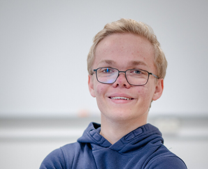 Herman is short-statured. He believes his height can be an advantage as a teacher.