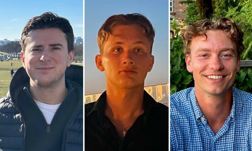 Flamur Zagragja, Sebastian Santos-Stokke og Axel Stenstadvold.