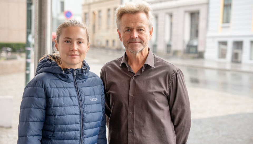 Forskerne Oleksandra Deineko og Jørn Holm-Hansen