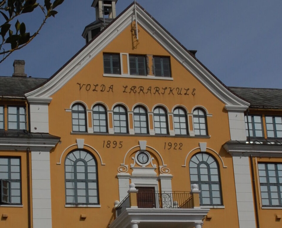 'Volda lærarskule 1895-1922'
