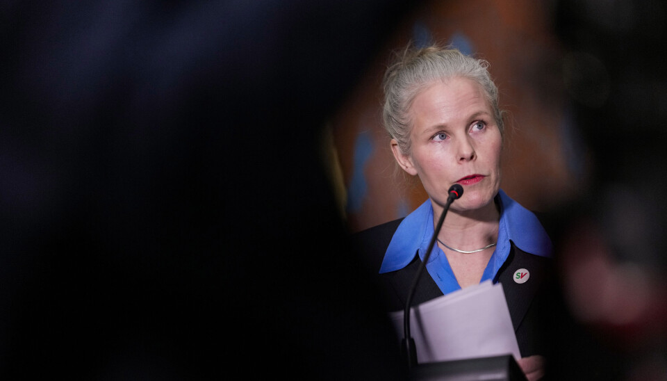 Partileder Kirsti Bergstø i SV.