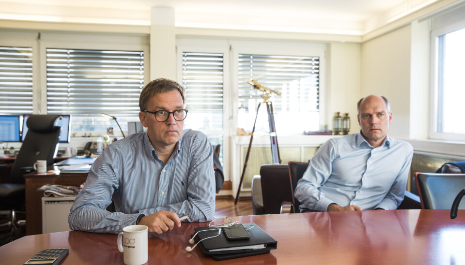 Kristian og Roger Adolfsen i 2015.