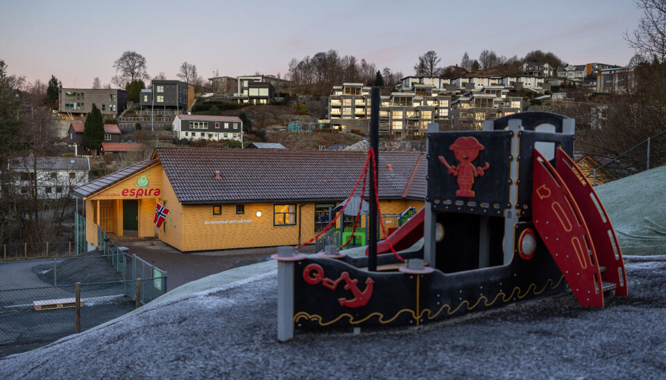 Espira Rambjøra barnehage i Bergen er et av byggene som har fått utenlandske eiere.