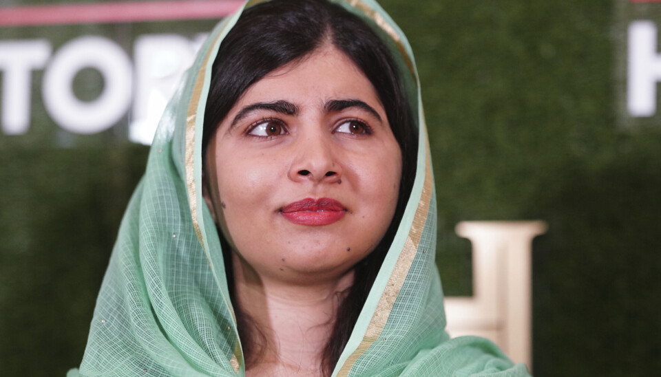 Fredsprisvinner Malala Yousafzai.