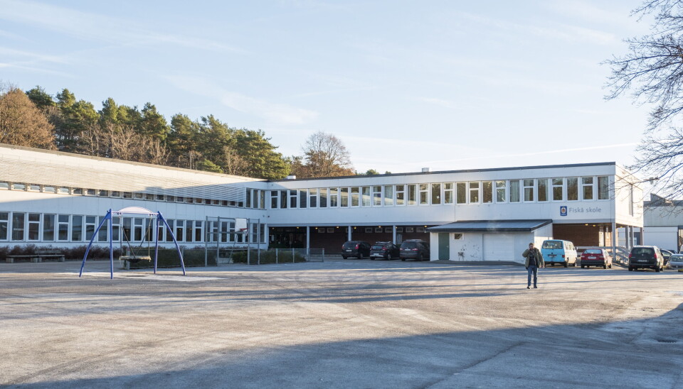 Fiskå skole i Kristiansand blir nedlagt hvis kommuneadministrasjonen får viljen sin.